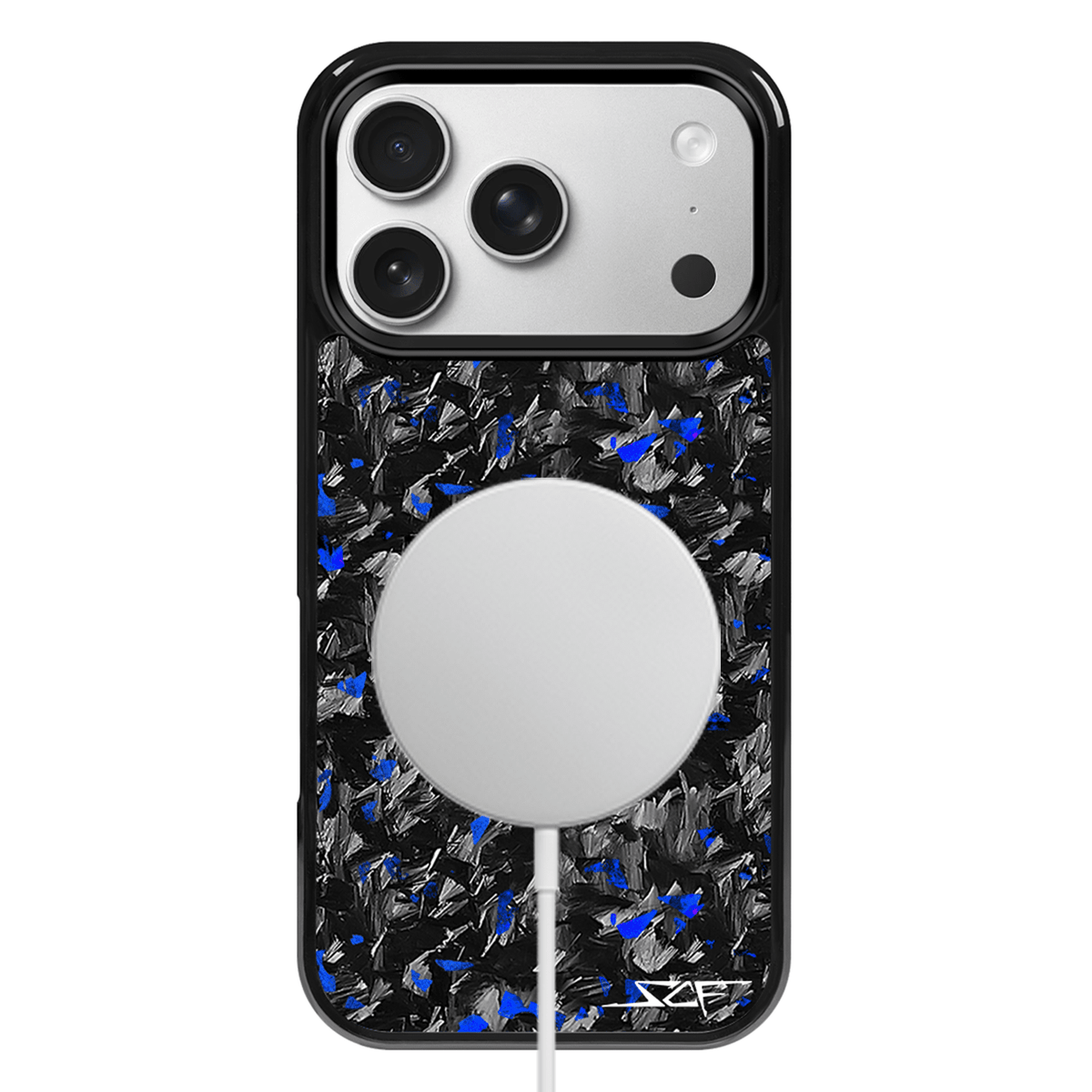 iPhone | Blue Flake Forged Carbon Fiber Case | CLASSIC Series