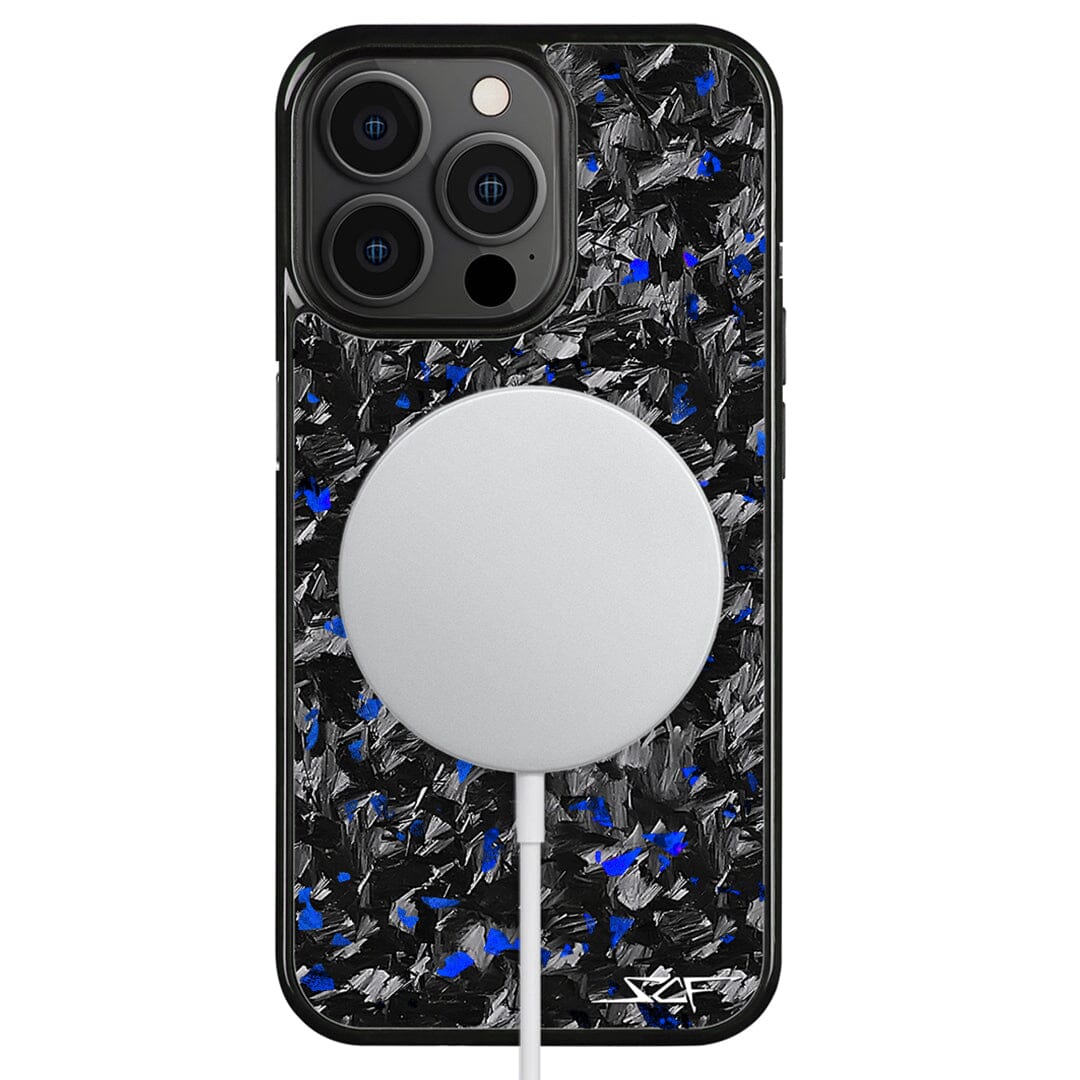 iPhone | Blue Flake Forged Carbon Fiber Case | CLASSIC Series