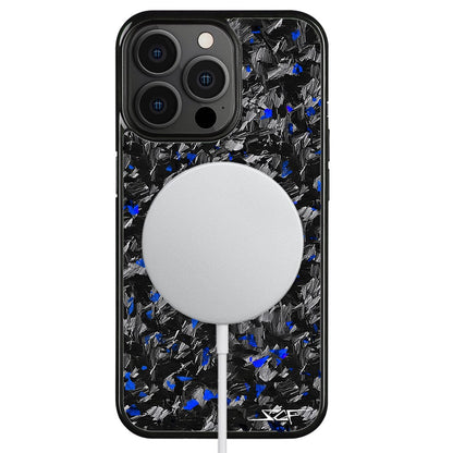 iPhone | Blue Flake Forged Carbon Fiber Case | CLASSIC Series