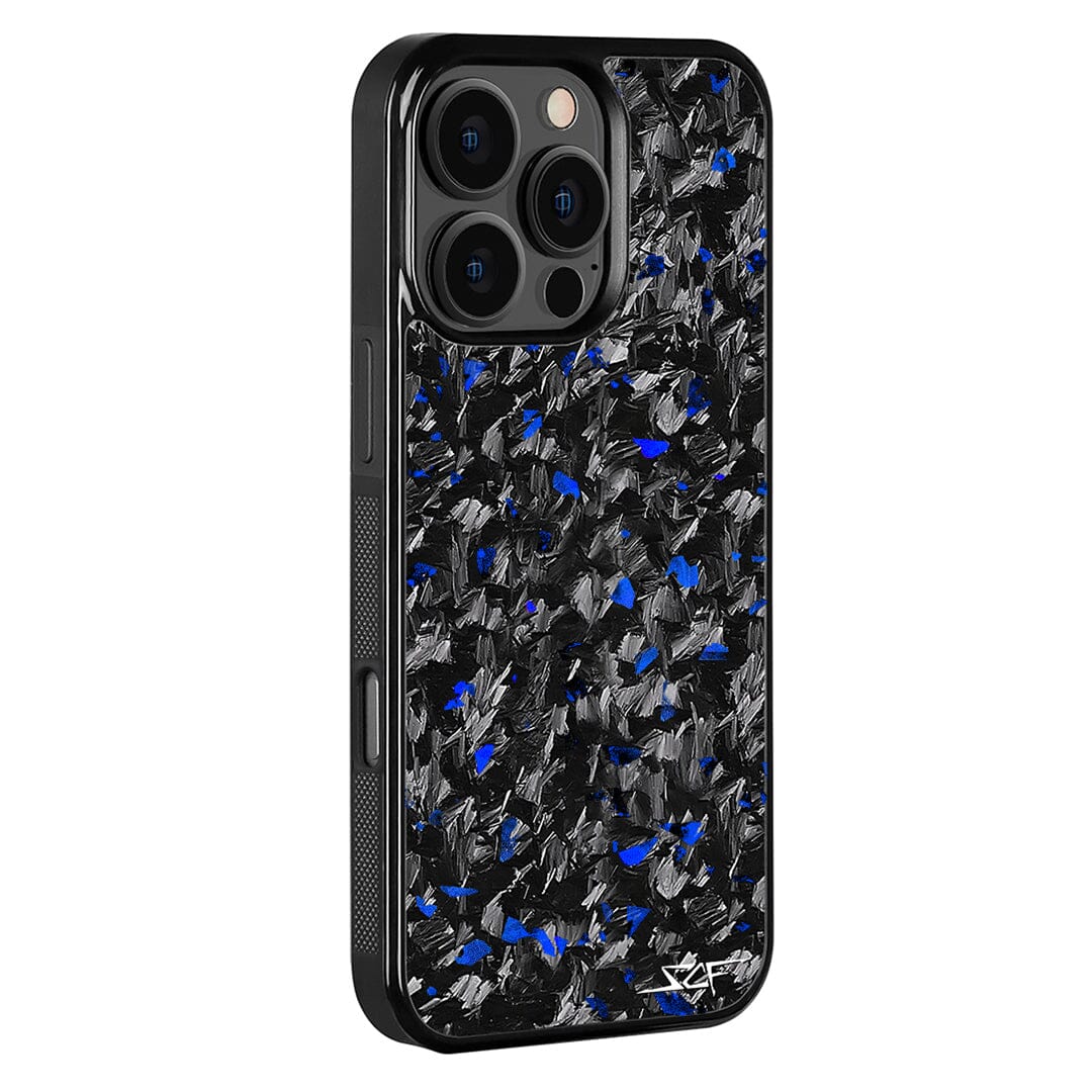 iPhone | Blue Flake Forged Carbon Fiber Case | CLASSIC Series