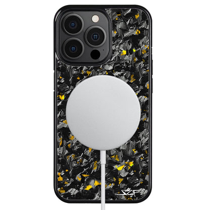 iPhone | Gold Flake Forged Carbon Fiber Case | CLASSIC Series