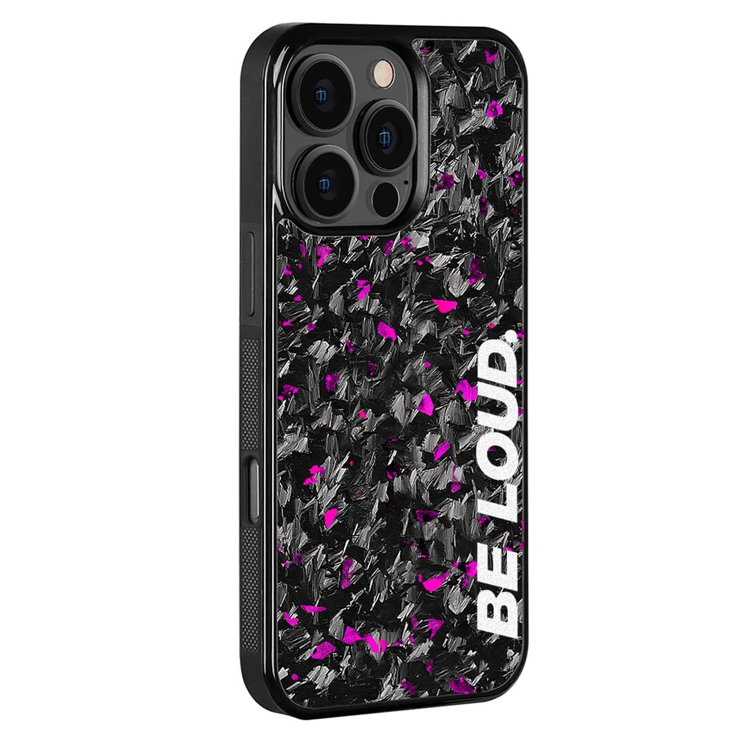 iPhone | Purple Flake Forged Carbon Fiber Case | BE LOUD. x SCF