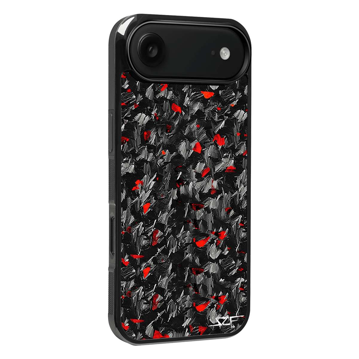 iPhone | Red Flake Forged Carbon Fiber Case | CLASSIC Series