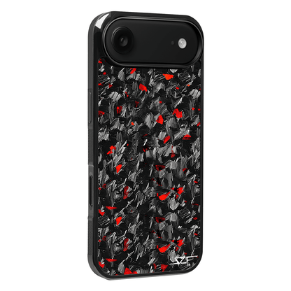 iPhone | Red Flake Forged Carbon Fiber Case | CLASSIC Series