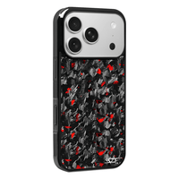 iPhone | Red Flake Forged Carbon Fiber Case | CLASSIC Series