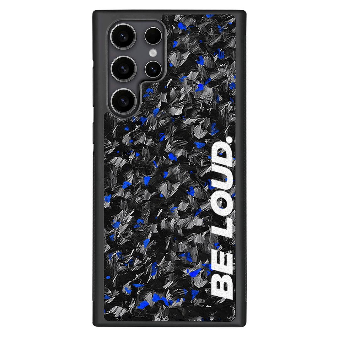 Samsung | Blue Flake Forged Carbon Fiber Case | BE LOUD. x SCF