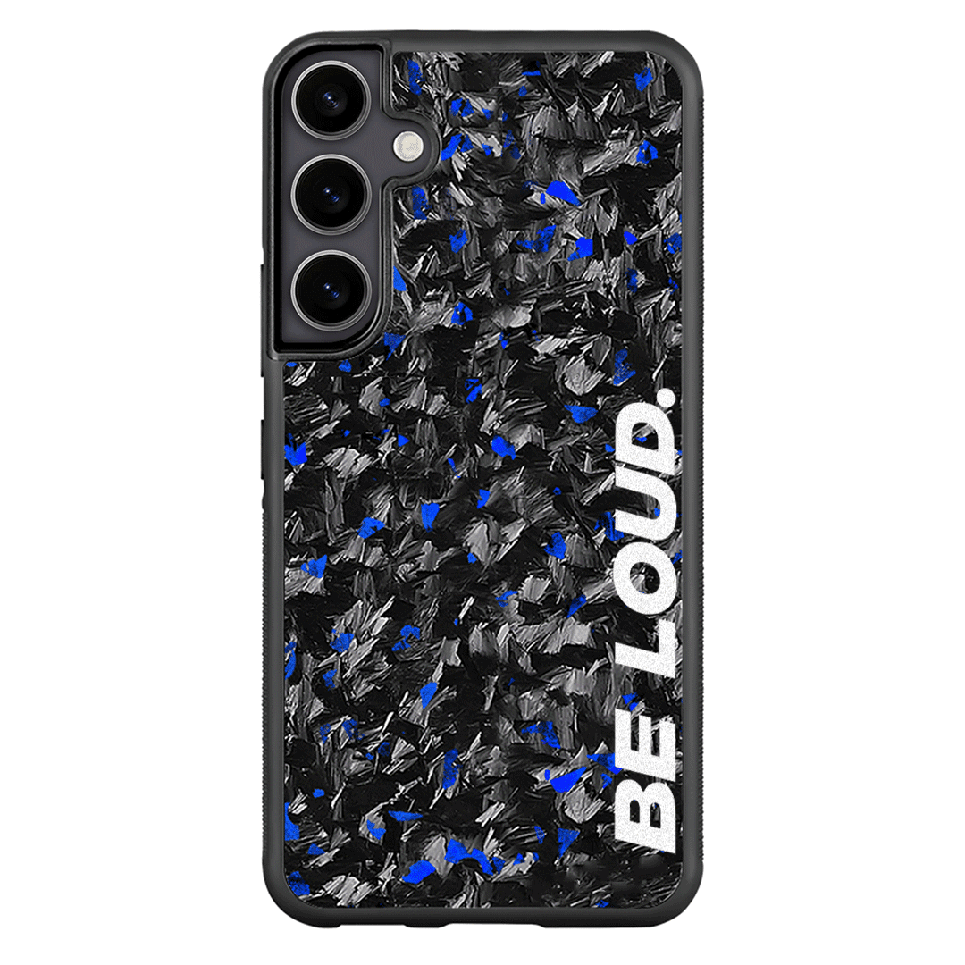 Samsung | Blue Flake Forged Carbon Fiber Case | BE LOUD. x SCF