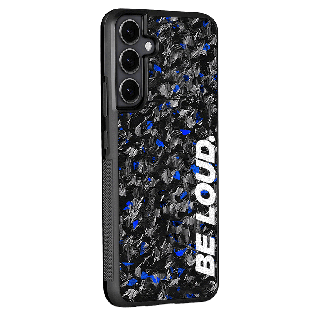 Samsung | Blue Flake Forged Carbon Fiber Case | BE LOUD. x SCF