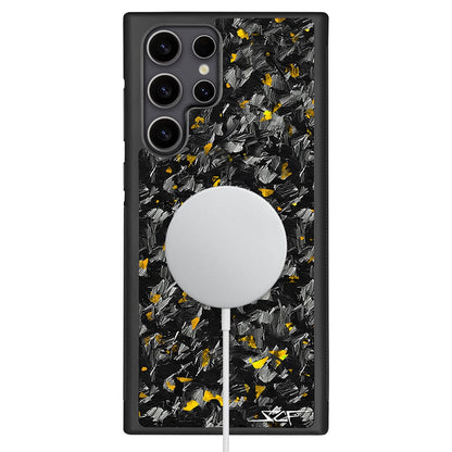 Samsung | Gold Flake Forged Carbon Fiber Case | CLASSIC Series