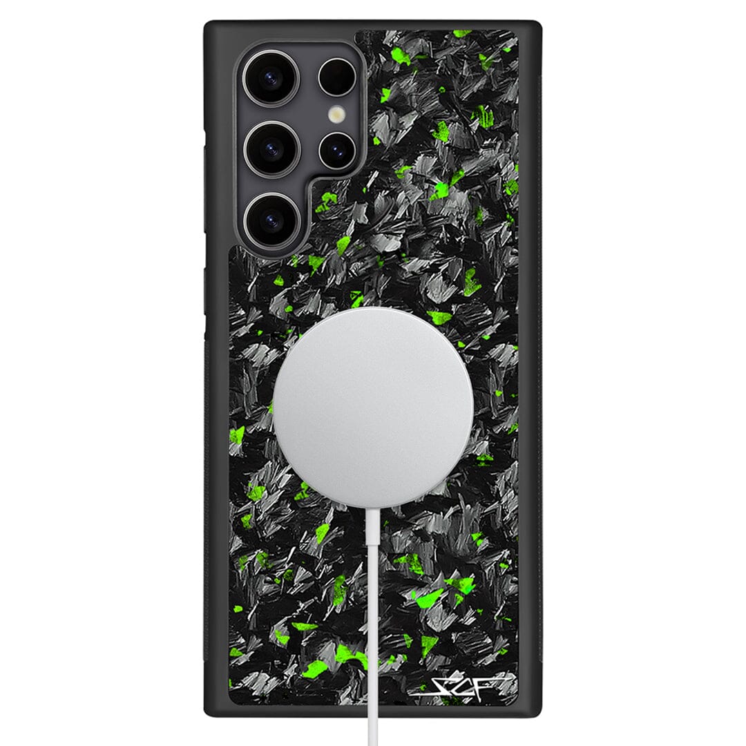 Samsung | Green Flake Forged Carbon Fiber Case | CLASSIC Series