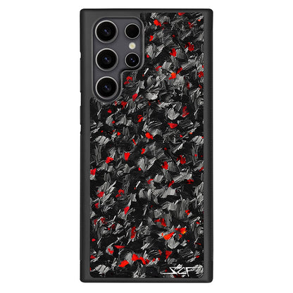 Samsung | Red Flake Forged Carbon Fiber Case | CLASSIC Series