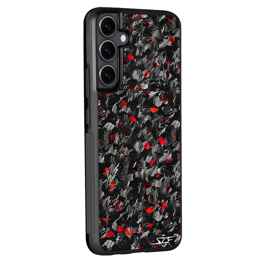 Samsung | Red Flake Forged Carbon Fiber Case | CLASSIC Series